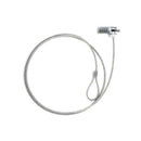 Tooq Cable de Seguridad Universal con Combinacion para Portatiles - Bloqueo de 4 Digitos - Acero 4.5mm - Longitud 1.50m