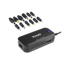 Tooq Cargador Universal para Portatil 90W - USB - 12 Adaptadores - Voltaje 15-24V