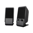 Ewent Altavoces Estereos de Sobremesa de 12W - Alimentacion USB - Jack de 3.5mm - Control de Volumen - Color Negro