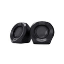 Trust Altavoces 2.0 USB 8W - Entrada y Salida Jack 3.5mm - Cable de 1.30m - Color Negro
