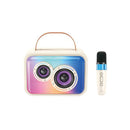 XO F54 Altavoz Karaoke - Bluetooth 5.3 - 20W - Funcion TWS - Microfono Inalambrico - Bateria 1800mah - Color Blanco