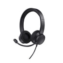 Trust Auriculares USB Supraaurales con Microfono - Cancelacion de Ruido - Diadema Ajustable - Conexion USB y USB-C