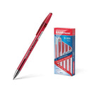 Erichkrause R-301 Original Boligrafo de Tinta de Gel - Punta 0.5mm - Trazo 0.4mm - Cuerpo Translucido Tintado - Grip Perfilado Comodo - Secado Rapido - Color Rojo (12 unidades)