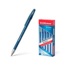 Erichkrause R-301 Magic Gel Boligrafo Borrable - Tinta Gel - Punta de 0.5mm - Trazo de 0.4mm - Cuerpo Semitransparente con Efecto Brillante - Color Azul (12 unidades)