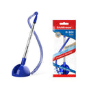 Erichkrause Boligrafo R-301 Desk Pen 1.0 - Punta de 1.0mm - Tinta de Secado Rapido - Cuerpo Hexagonal Transparente - Color Azul