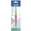 Milan Compact Sunset Blister con 1 Boligrafo de Bola Retractil - Tinta Azul - Punta Redonda 1mm - Colores Surtidos