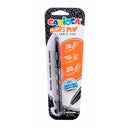 Carioca Oops Boligrafo Borrable - Tinta Termo Sensible - Empuñadura Texturizada - Punta de 0.7mm - Doble Goma - Recambios Compatibles - Color Negro