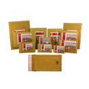Bismark Bolsa Acolchada Kraft Nº11 100x165mm - Recubrimiento Interno de Laminas de Burbuja de Aire - Cierre Autoadhesivo - Ideal para Envios con Alta Proteccion (10 unidades)