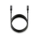 NGS Cable 2.0 USB-C Macho a USB-C Macho - Carga Ultrarapida hasta 100W - Longitud 2m - Color Negro