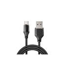 XO NB291 Cable USB-A Macho a USB-C - Carga y Transmision de Datos Alta Velocidad - 6A - 1m - Color Negro