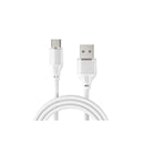 XO NB291 Cable USB-A Macho a USB-C - Carga y Transmision de Datos Alta Velocidad - 6A - 1m - Color Blanco