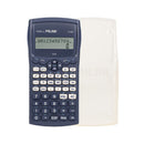 Milan Coleccion 430 M240 Calculadora Cientifica 10+2 Digitos - Pantalla de 2 Lineas - 240 Funciones Integradas Incluyendo 124 Cientificas - Carcasa Protectora Estampada - Color Azul/Blanco