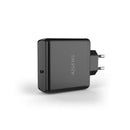 Aisens Cargador PD3.0 QC3.0 1 Puerto 1xUSB-C 60W - Color Negro