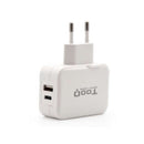 Tooq Cargador de Pared USB 2.0, USB-C - Color Blanco