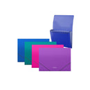 Erichkrause Matt Vivid Carpeta/Clasificador con 12 Fundas A4 - Acabado Mate - Colores Surtidos (4 unidades)