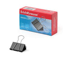Erichkrause Pinzas para Papeles - Alambre de Acero de Alta Calidad - Resistencia Mejorada - Capacidad Hasta 110 Hojas - Resistente a La Corrosion - Color Metalico
