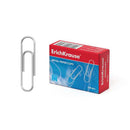 Erichkrause Caja de 100 Clips Metalicos 33mm - Acero Revestido de Zinc - Alta Resistencia y Durabilidad - Color Acero