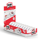 Pritt Mini Roller Corrector 4.2mm x 7m - Compacto y Ergonomico - Punta Flexible de Alta Precision - Compatible con todo Tipo de Papel (10 unidades)