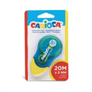 Carioca Corrector de Cinta 20mx5mm - Ideal para Cualquier Tipo de Papel - Color Blanco