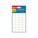 Apli Etiquetas Minibolsa Blancas Ø 13.0mm 6 Hojas