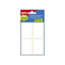 Apli Etiquetas Minibolsa Blancas 34.0 x 53.0mm 6 Hojas