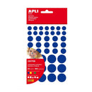 Apli Pack de 864 Gomets de Diferentes Colores, Formas y Tamaños - Adhesivo Permanente - Desarrollo Psicomotor - Calidad y Seguridad Certificada - Colores Surtidos