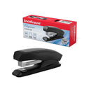 Erichkrause Elegance Half-Strip Grapadora de Sobremesa - Grapa hasta 30 Hojas - Grapado Abierto y Cerrado - Admite Grapas 24/6 y 26/6 - Resistente a Golpes - Color Negro