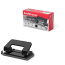 Erichkrause Quadro Classic Taladro Perforador Metalico - Perfora hasta 10 Hojas - Cuerpo y Mecanismo de Acero - Punzones 6mm - Color Negro