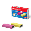 Erichkrause Caja de 1000 Grapas de Colores 24/6 - Alambre de Acero de Alta Calidad - Resistencia Mejorada - Colores Surtidos