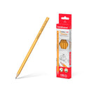 Erichkrause Amber 100 HB Lapiz de Grafito Hexagonal HB - Madera Seleccionada - Alta Resistencia al Impacto - Facil Afilado (12 unidades)