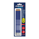 Alpino Junior Blister de 12 Lapices de Grafito HB con Goma - Espacio para el Nombre