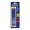 Alpino Junior Blister de 12 Lapices de Grafito HB con Cabecilla - Espacio para el Nombre