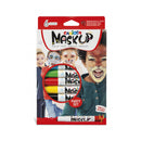 Carioca Mask Up Party Pack de 6 Colores para la Piel en Barra - Colores Brillantes - Lavables - Base Agua - Incluye 2 Tutoriales Paso a Paso - Color Varios