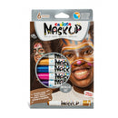 Carioca Mask Up Metallic Pack de 6 Colores Metalicos para la Piel - Ideales para Fiestas - Colores Brillantes y Lavables - Mezclables - 2 Tutoriales Incluidos - Colores Surtidos