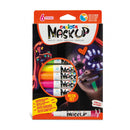 Carioca Mask Up Neon Pack de 6 Colores para la Piel en Barra Neon - Ideales para Fiestas - Fluorescentes con Luz Ultravioleta - Brillantes y Lavables - 2 Tutoriales Incluidos - Colores Surtidos