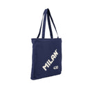 Milan Coleccion 430 Bolso Shopper 7.5L - Tamaño 38x36x6,5cm - Asa Larga 27cm - Tejido 'ripstop' - Color Azul Marino