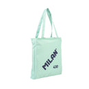 Milan Coleccion 430 Bolso Shopper 7.5L - Tamaño 38x36x6,5cm - Asa Larga 27cm - Tejido 'ripstop' - Color Verde