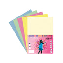 Fabrisa Pack de 50 Cartulinas 180 g/m² - Tamaño A4 - Colores Pastel Surtidos