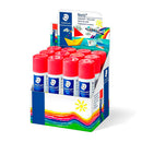 Staedtler Noris Expositor de 12 Barras de Pegamento 20gr - Sin Disolventes - Uso Escolar - Pega Papel, Cartulina, Tejido etc