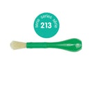 Milan 213 Pincel para Cola y Tempera - Cerda Natural Gruesa - Facil Agarre - Mango de Plastico Corto - Color Verde