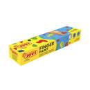 Jovi Finger Paint Estuche de 5 Botes 35ml Pintura de Dedos - Ingredientes Naturales - Mezclables - Textura Gelatinosa - Lavable - Color Surtido