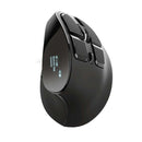 Trust Voxx Raton Ergonomico Inalambrico Recargable 2400dpi - 8 Botones - Pantalla LED - Uso Diestro - Color Negro