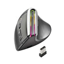 NGS Evo Karma Raton Vertical Inalambrico Bluetooth 5.0 3200dpi - Tecnologia Multidispositivo - Iluminacion LED - 5 Botones - Recargable - Uso Diestro