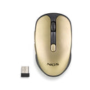 NGS Evo Rust Gold Raton Inalambrico USB 1600dpi - 5 Botones - Recargable - Uso Diestro