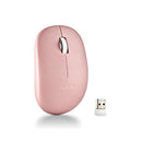 NGS Raton Inalambrico con Teclas Silenciosas - 2 Botones - Ambidiestro - Color Rosa