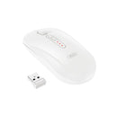 XO M13 Raton Inalambrico - Bluetooth y RF 2.4GHz - 1600DPI - Color Blanco