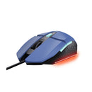 Trust Raton Gaming Iluminado Felox - Velocidad Ajustable hasta 6400 PPP - 3 Configuraciones LED Multicolor - 6 Botones Programables