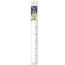Bismark Regla Milimetrada 40cm - Fabricada en Plastico - Ideal para Colegio - Transparente