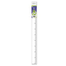 Bismark Regla Milimetrada 50cm - Fabricada en Plastico - Ideal para Colegio - Transparente