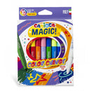 Carioca Color Change Pack de 10 Rotuladores - Tinta Magica Cambia de Color - Incluye Rotulador Magink para Dos Colores - Punta Maxi Bloqueada con Tapa Ventilada - Color Varios